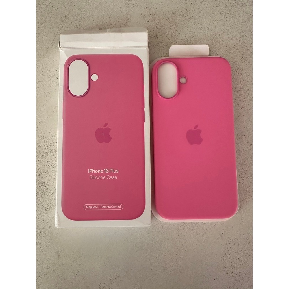 Apple iPhone 16 Plus Silicone Case Pink Peony MagSafe Camera Control MDGR4ZM/A